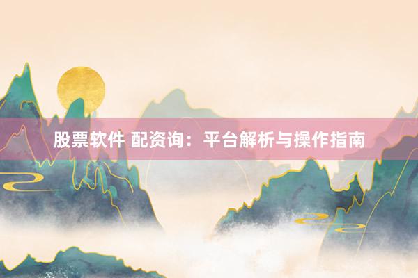 股票软件 配资询:平台解析与操作指南