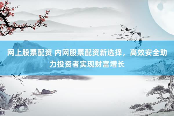 网上股票配资 内网股票配资新选择，高效安全助力投资者实现财富增长